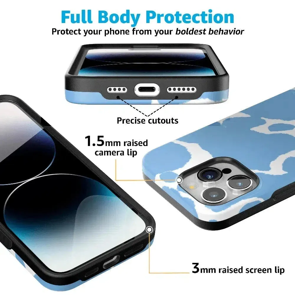 Bestseller Current MOOd | Light Blue Cow Print Case  Going Fast!