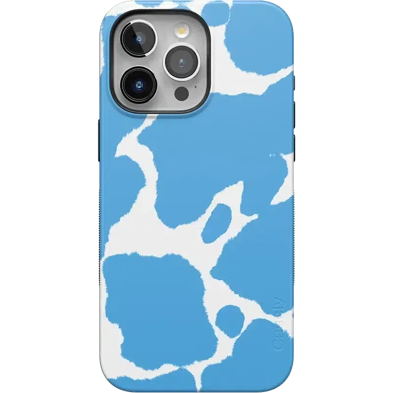 Bestseller Current MOOd | Light Blue Cow Print Case  Going Fast!