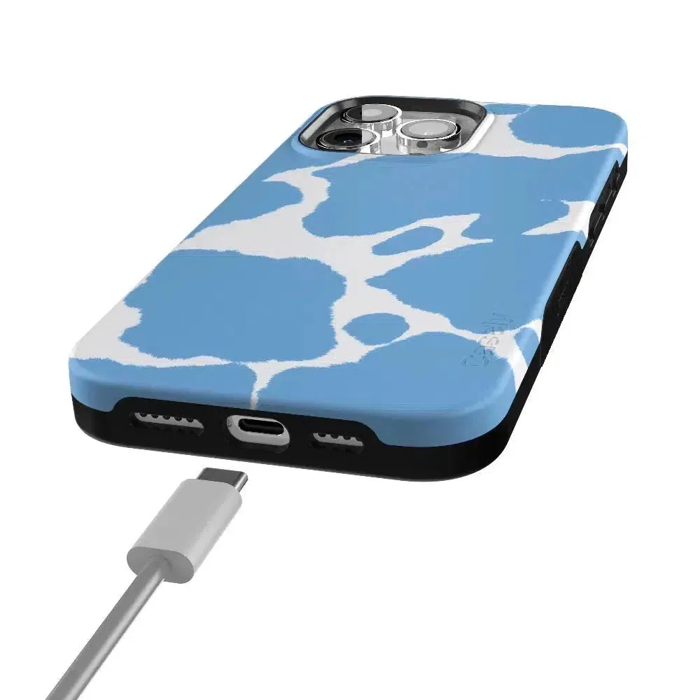 Bestseller Current MOOd | Light Blue Cow Print Case  Going Fast!