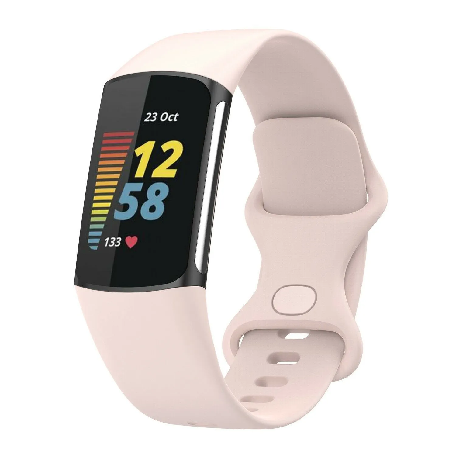 Bestseller Fitbit Charge 6 Silicone Strap (Light Pink)  Limited Stock!