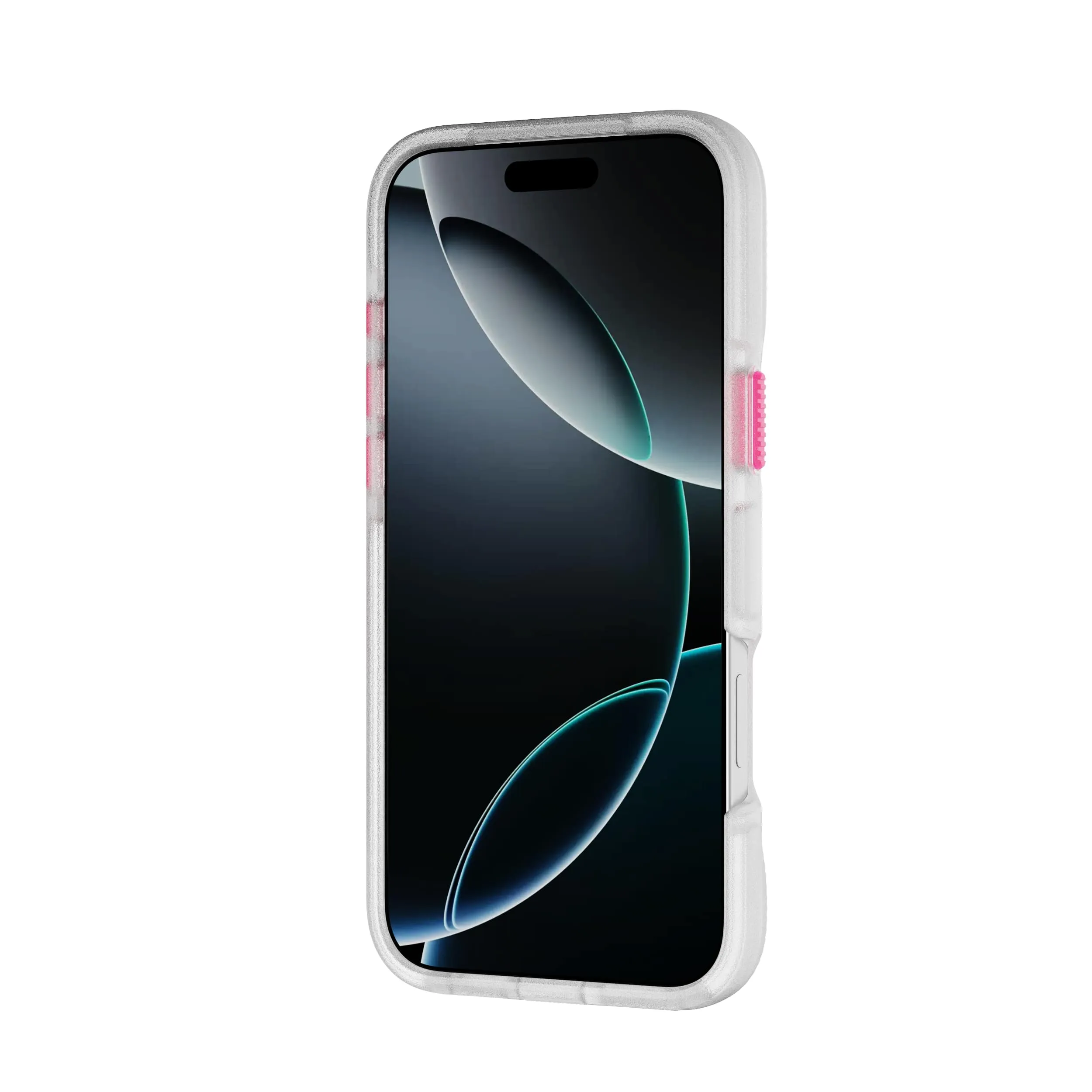 Bestseller FlexPro - Apple iPhone 16 Pro Max Case MagSafe Compatible - Neon Pink/Orange Glow in the Dark  Dont Miss Out!