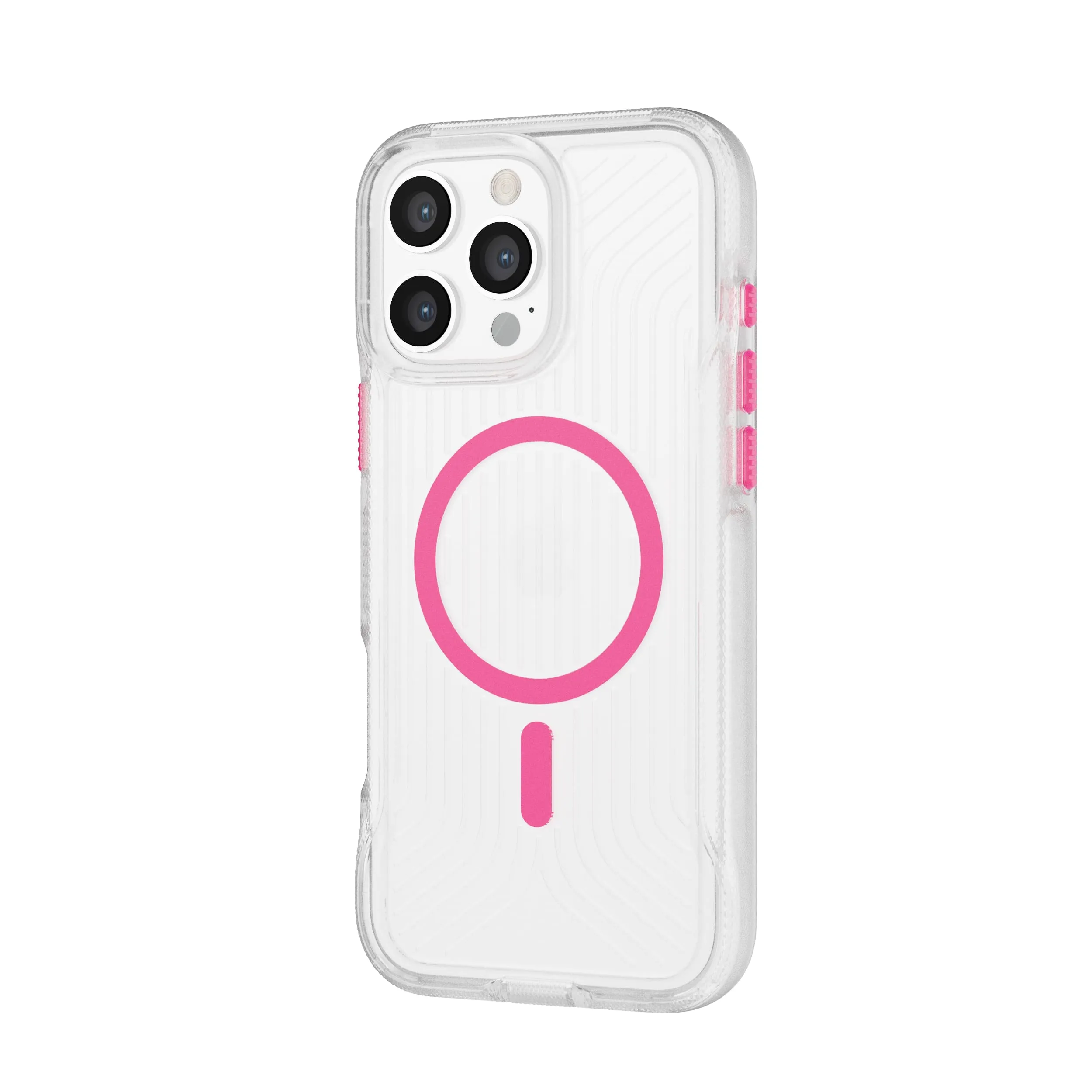 Bestseller FlexPro - Apple iPhone 16 Pro Max Case MagSafe Compatible - Neon Pink/Orange Glow in the Dark  Dont Miss Out!