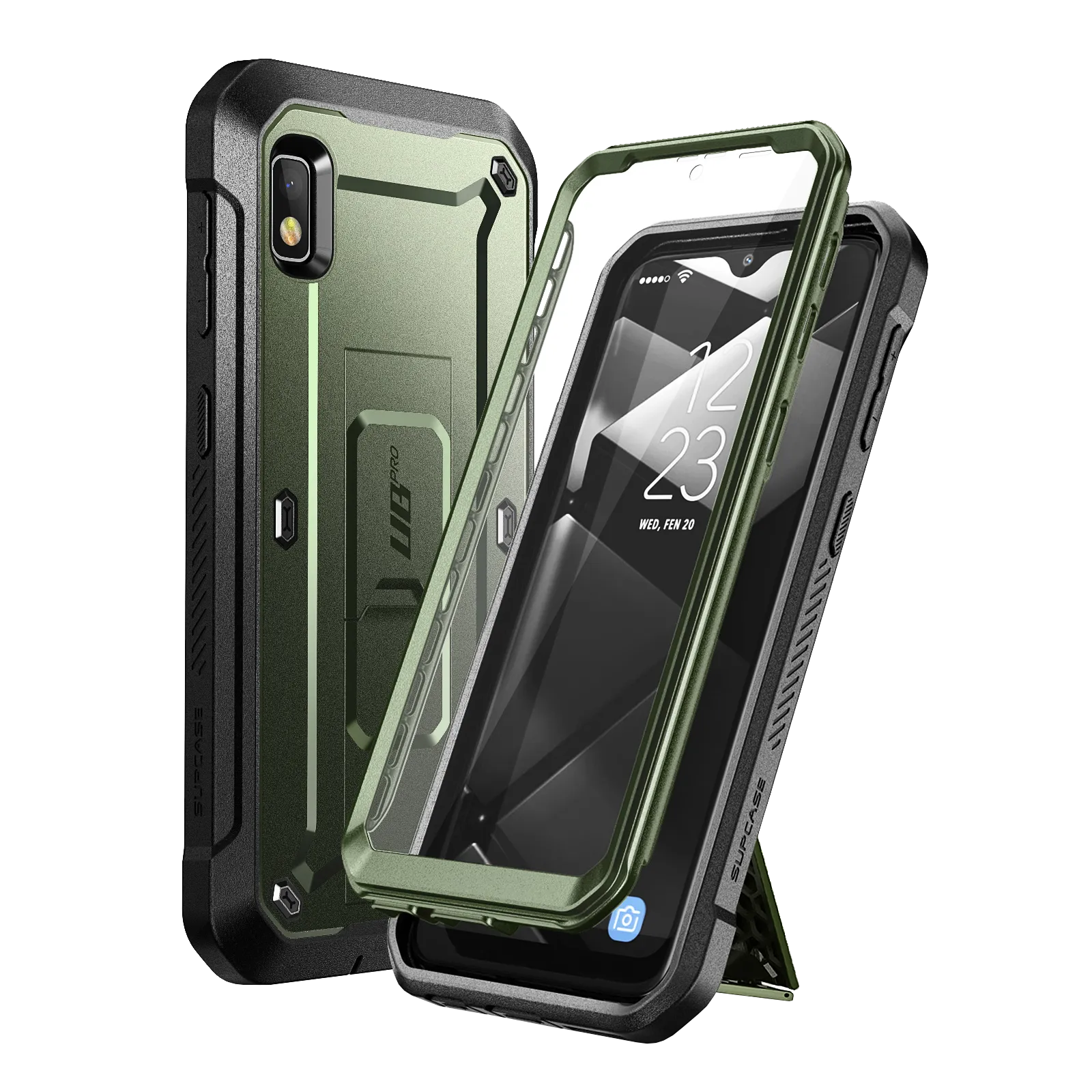 Bestseller Galaxy A10e Unicorn Beetle Pro Rugged Holster Case-Dark Green  Today Only!