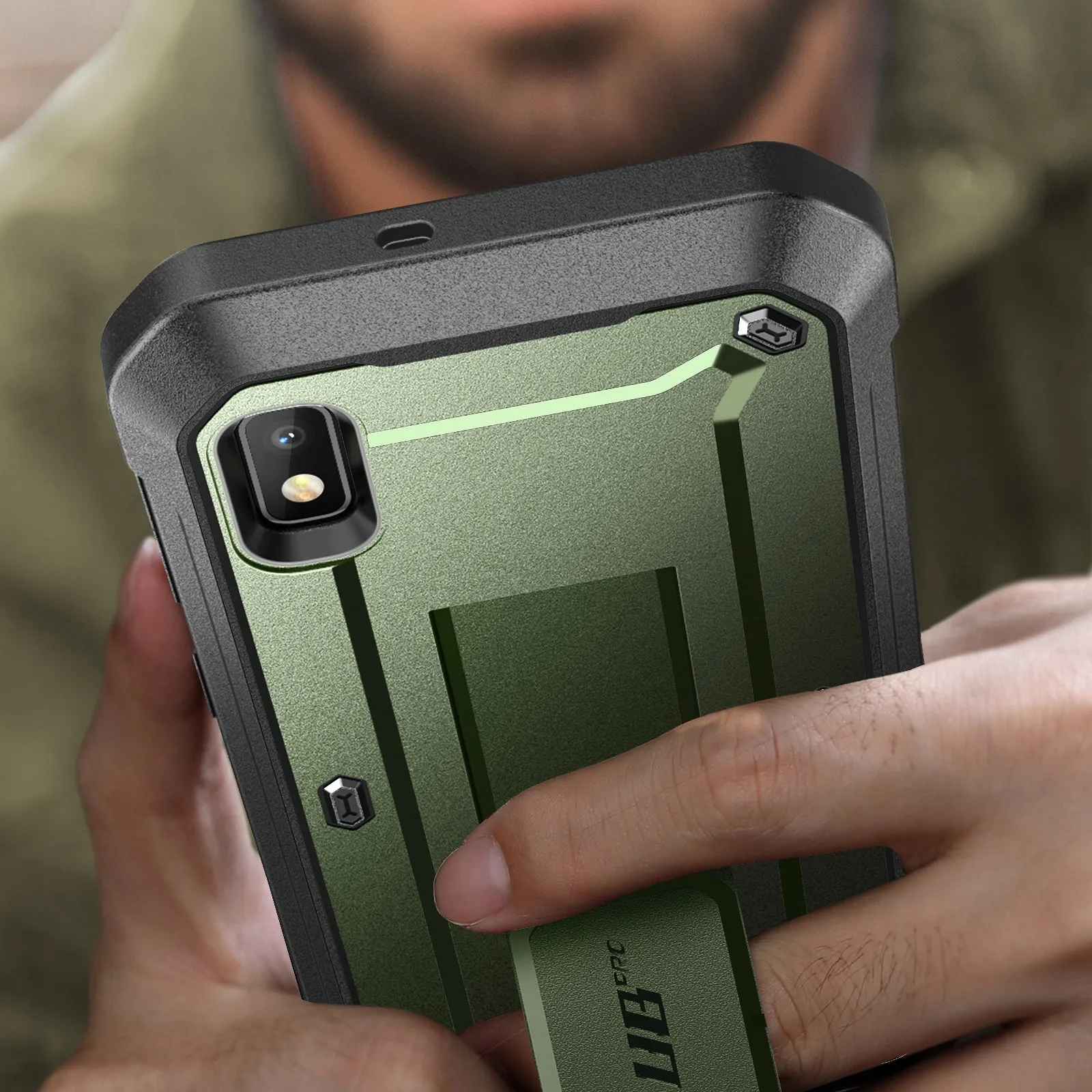 Bestseller Galaxy A10e Unicorn Beetle Pro Rugged Holster Case-Dark Green  Today Only!
