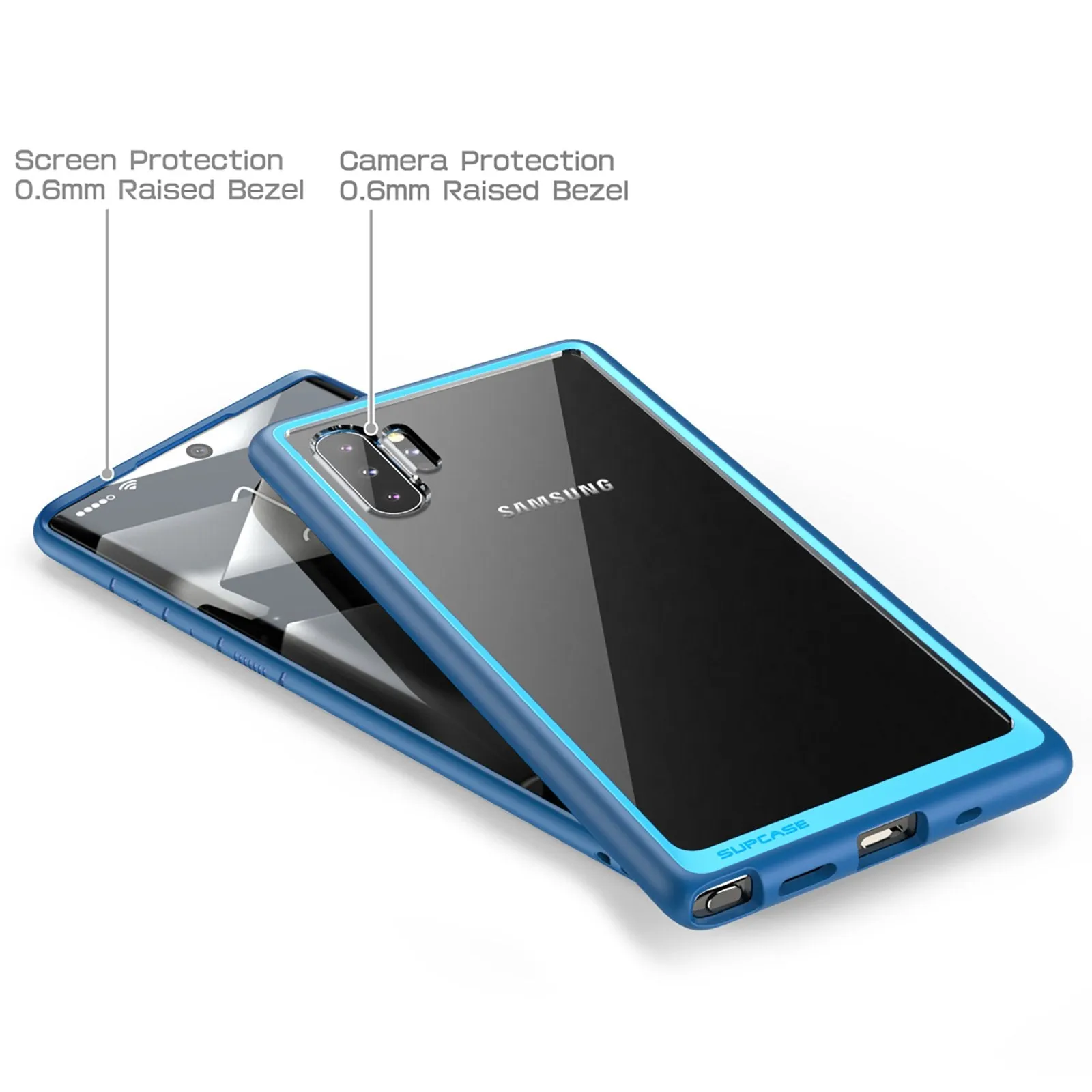 Bestseller Galaxy Note10 Plus / Note10 Plus 5G Unicorn Beetle Style Slim Clear Case-Navy  Ends Soon!