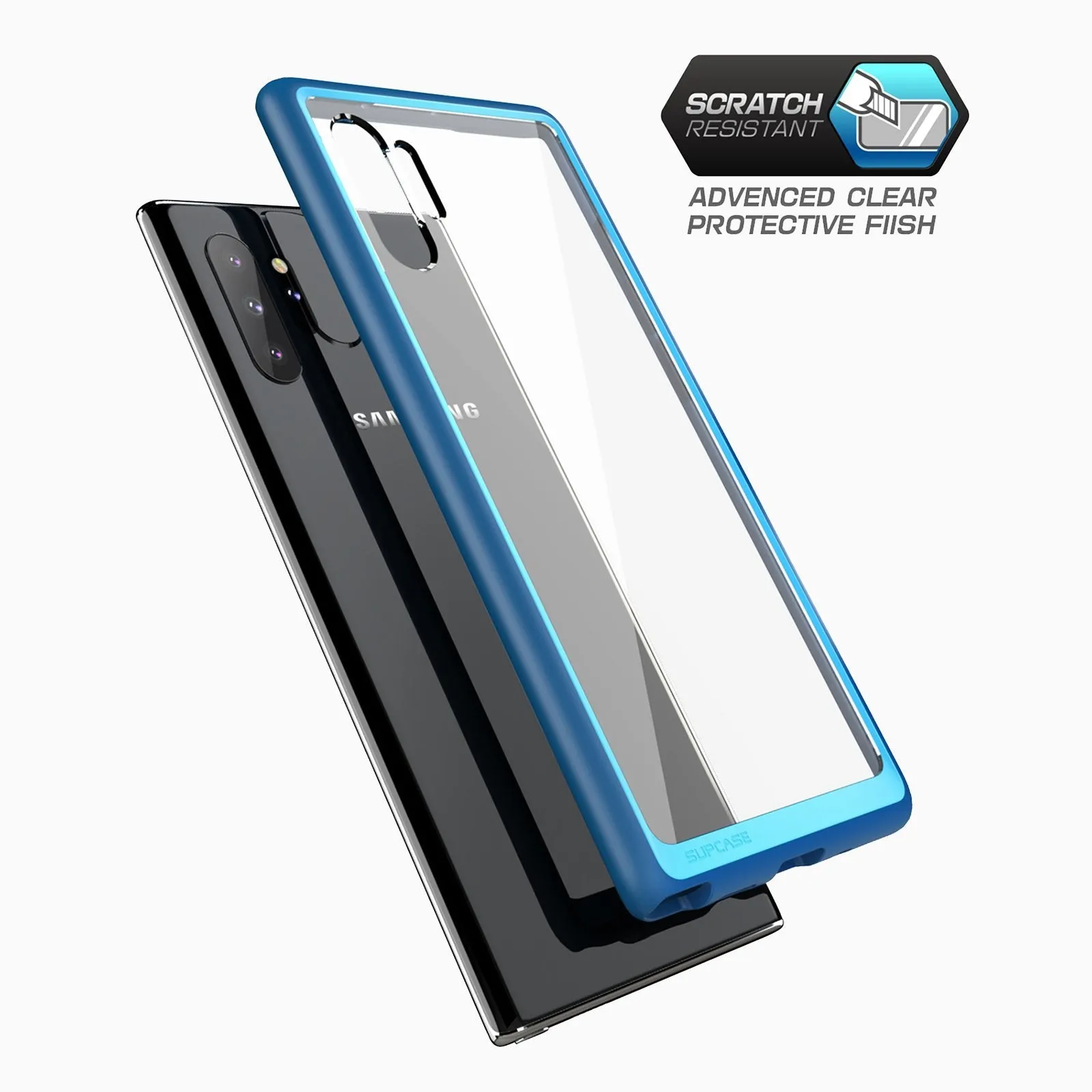 Bestseller Galaxy Note10 Plus / Note10 Plus 5G Unicorn Beetle Style Slim Clear Case-Navy  Ends Soon!