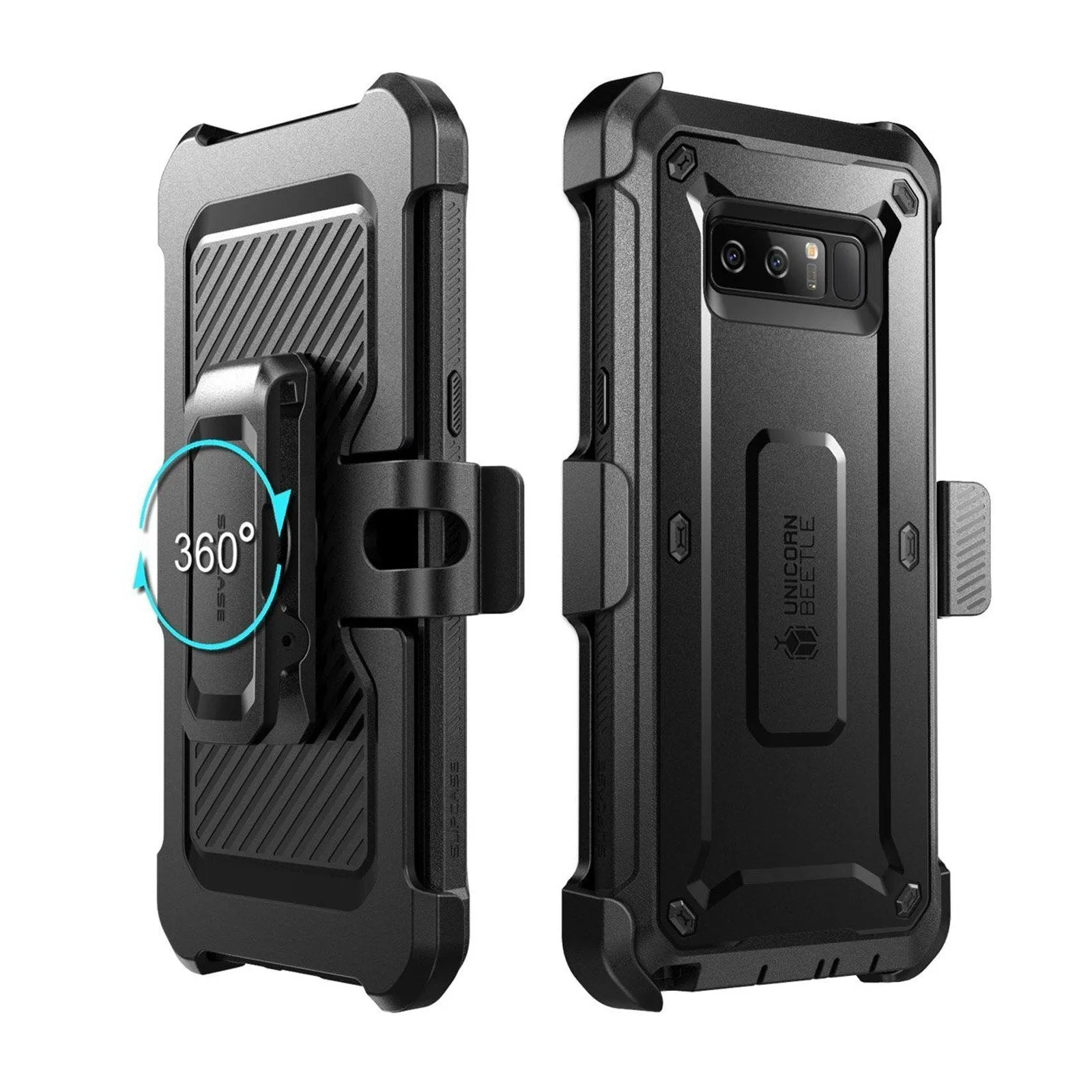 Bestseller Galaxy Note8 Unicorn Beetle Pro Full Body Rugged Holster Case-Black  Going Fast!