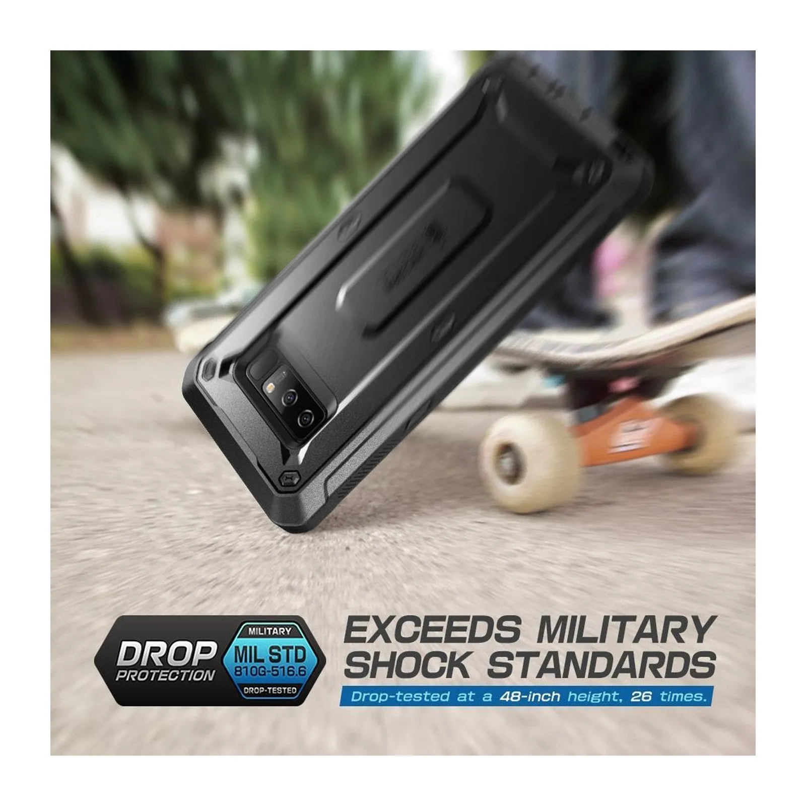 Bestseller Galaxy Note8 Unicorn Beetle Pro Full Body Rugged Holster Case-Black  Going Fast!