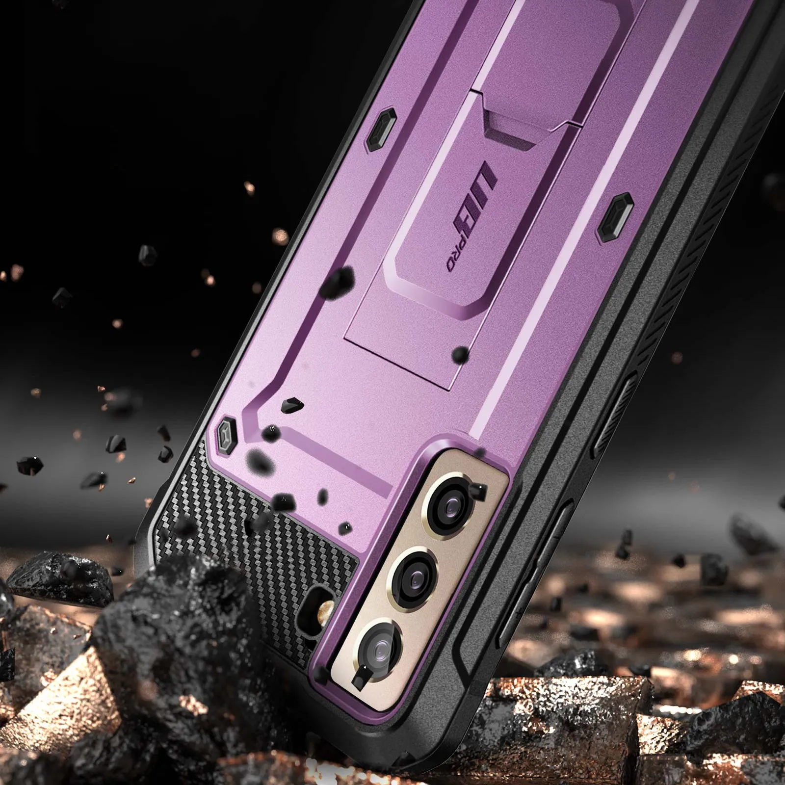 Bestseller Galaxy S21 Unicorn Beetle Pro Rugged Case-Metallic Purple  Last Few Pieces!