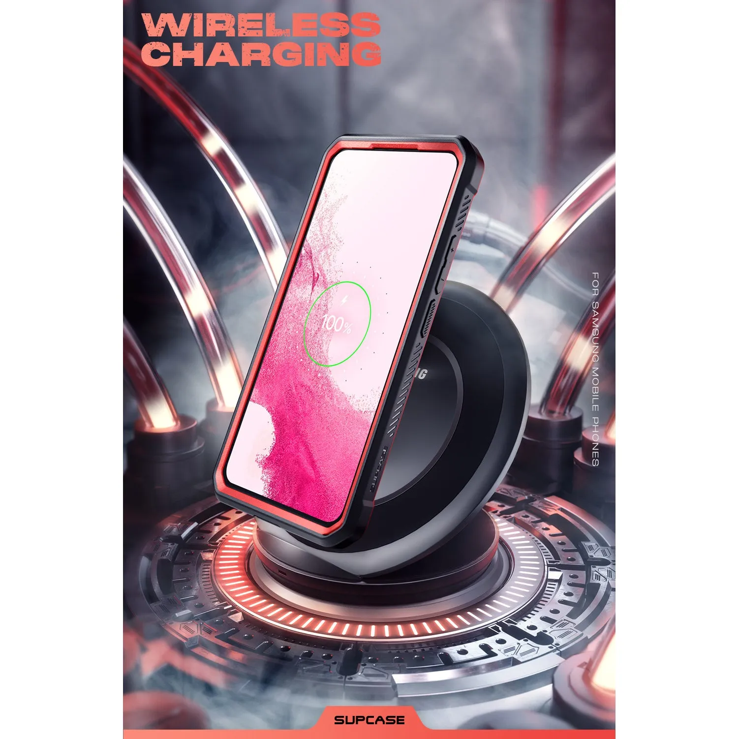 Bestseller Galaxy S22 Ultra Unicorn Beetle PRO Rugged Case-Metallic Red  Stylish & Comfortable