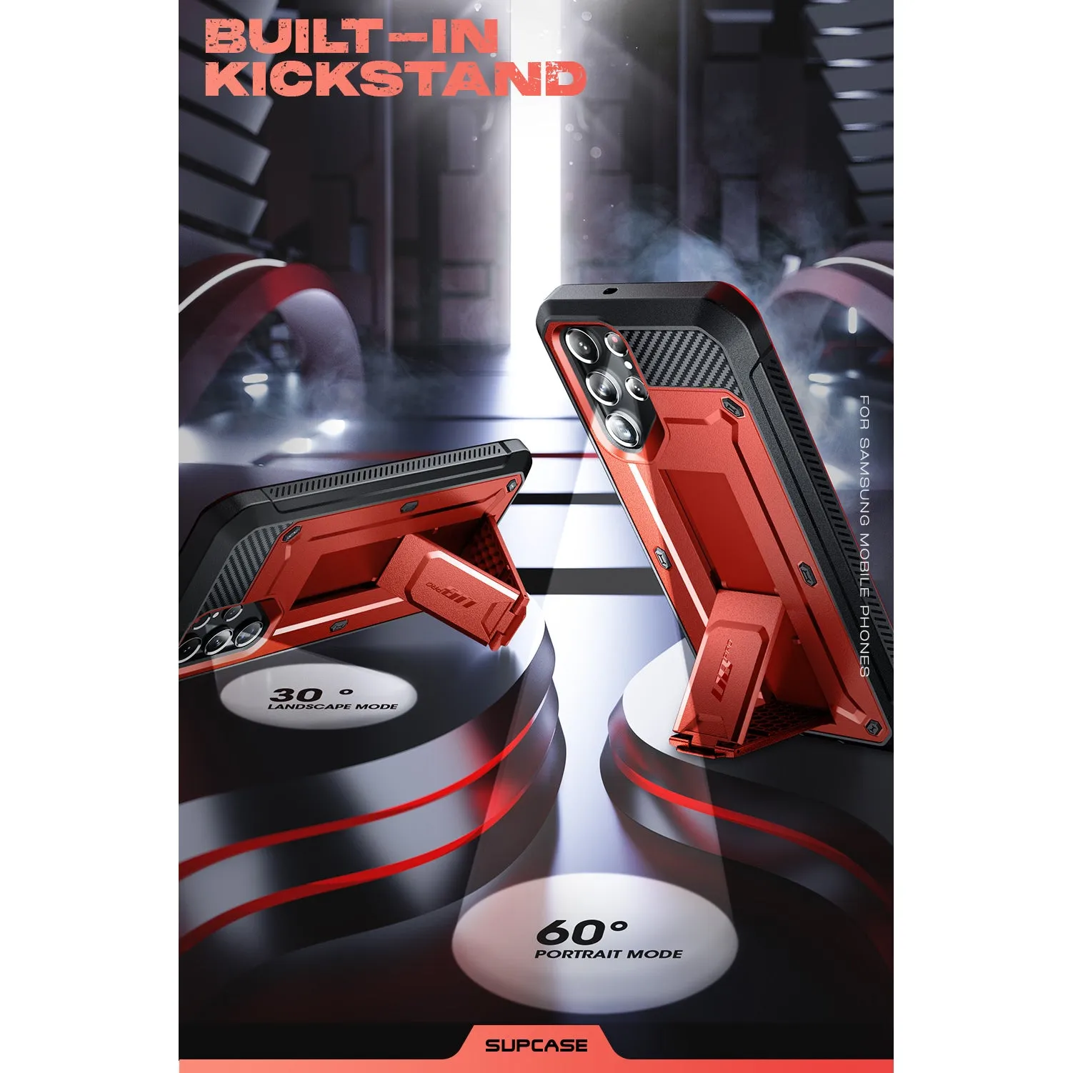 Bestseller Galaxy S22 Ultra Unicorn Beetle PRO Rugged Case-Metallic Red  Stylish & Comfortable