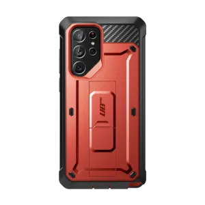 Bestseller Galaxy S22 Ultra Unicorn Beetle PRO Rugged Case-Metallic Red  Stylish & Comfortable