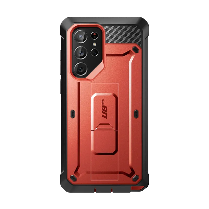 Bestseller Galaxy S22 Ultra Unicorn Beetle PRO Rugged Case-Metallic Red  Stylish & Comfortable