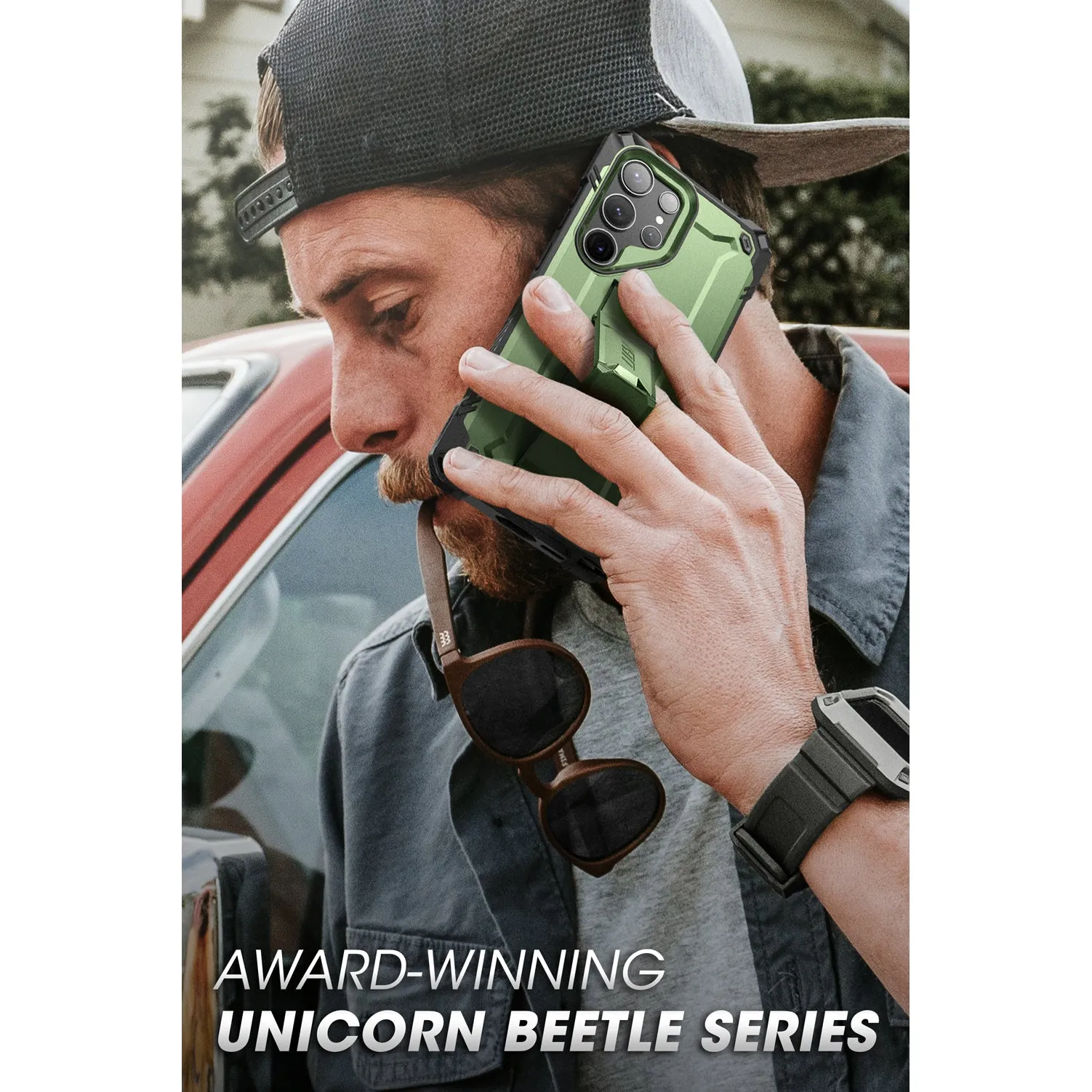 Bestseller Galaxy S23 Ultra Unicorn Beetle Case-Dark Green  Stylish & Comfortable