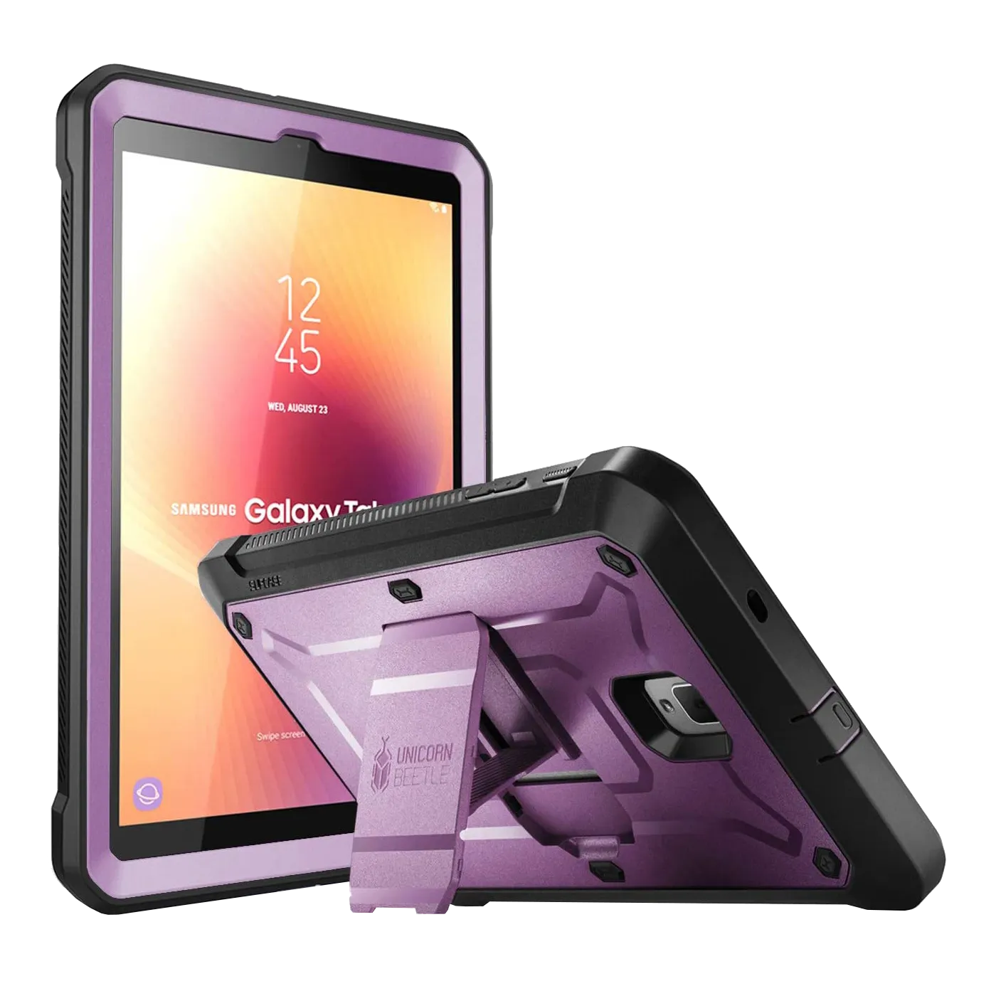Bestseller Galaxy Tab A 8 inch (2018) Unicorn Beetle Pro Rugged Case-Metallic Purple  Today Only!