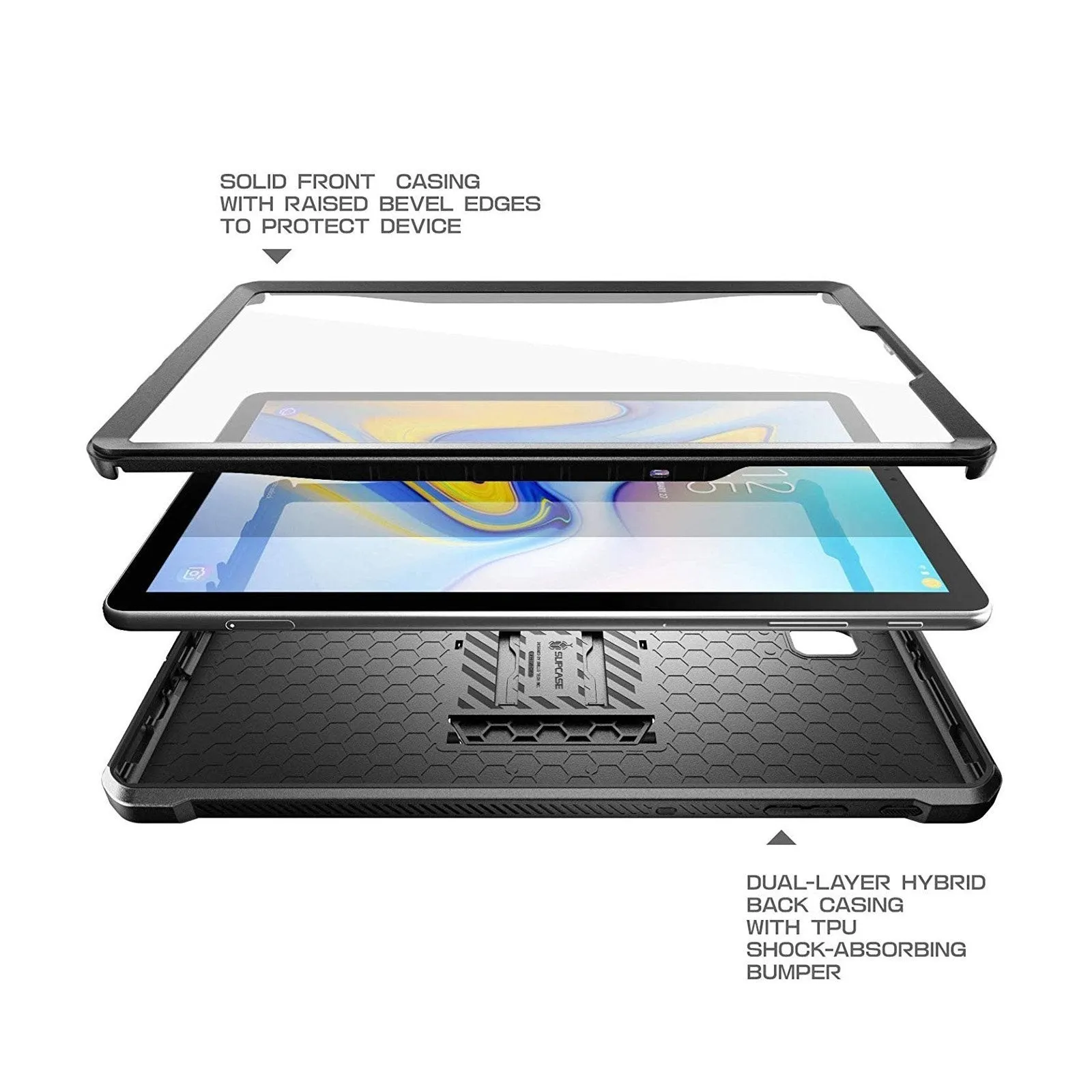 Bestseller Galaxy Tab S4 (2018) Unicorn Beetle Pro Full-Body Rugged Case-Black  Today Only!