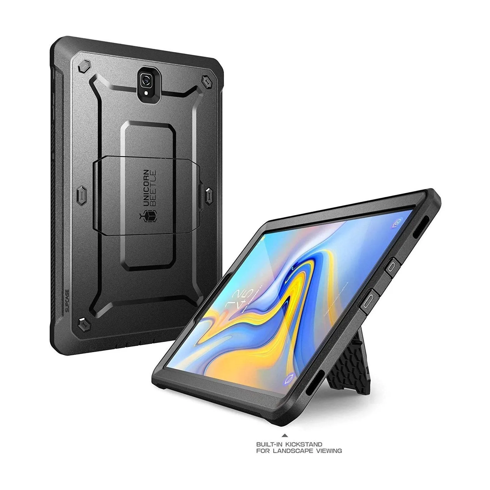 Bestseller Galaxy Tab S4 (2018) Unicorn Beetle Pro Full-Body Rugged Case-Black  Today Only!