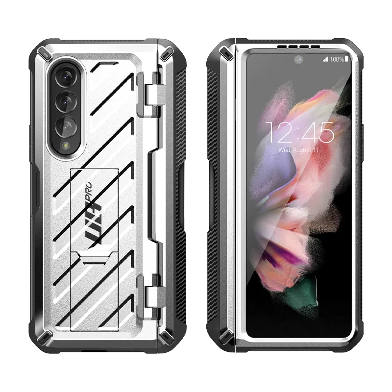 Bestseller Galaxy Z Fold3 Unicorn Beetle PRO Rugged Case with S-Pen Holder-Silver  Dont Miss Out!