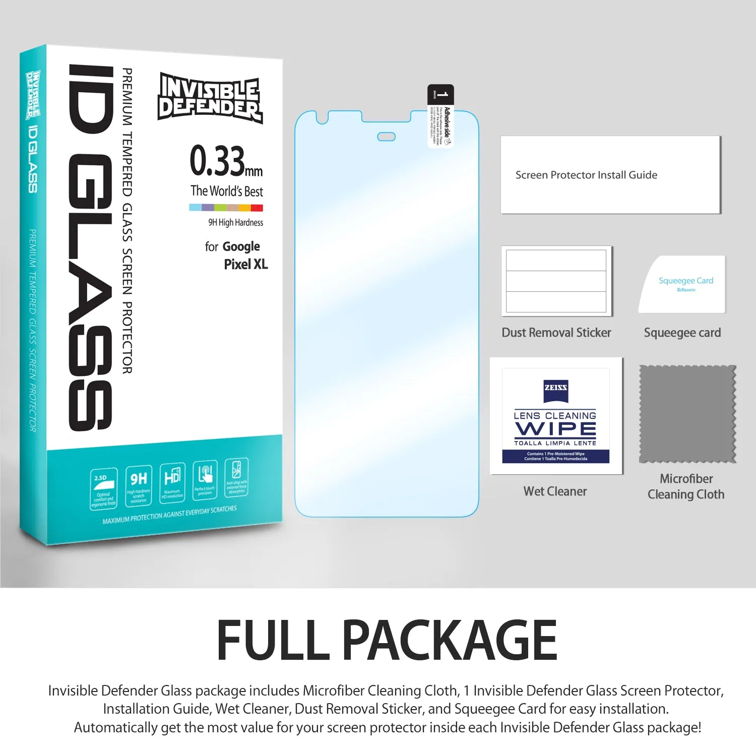 Bestseller Google Pixel XL Screen Protector | Invisible Defender Glass  Stylish & Comfortable