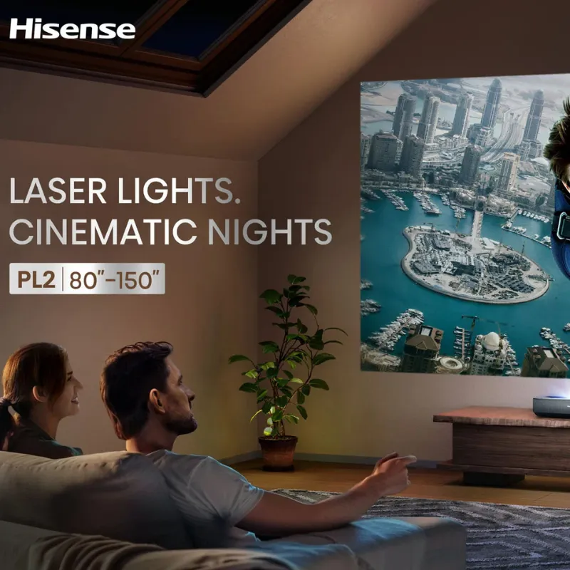 Bestseller Hisense PL2 80  150 Ultra Short Throw Laser Cinema Projector (Each)  Dont Miss Out!