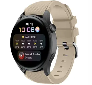 Bestseller Huawei Watch 3 (Pro) Silicone Strap (Beige)  Stylish & Comfortable