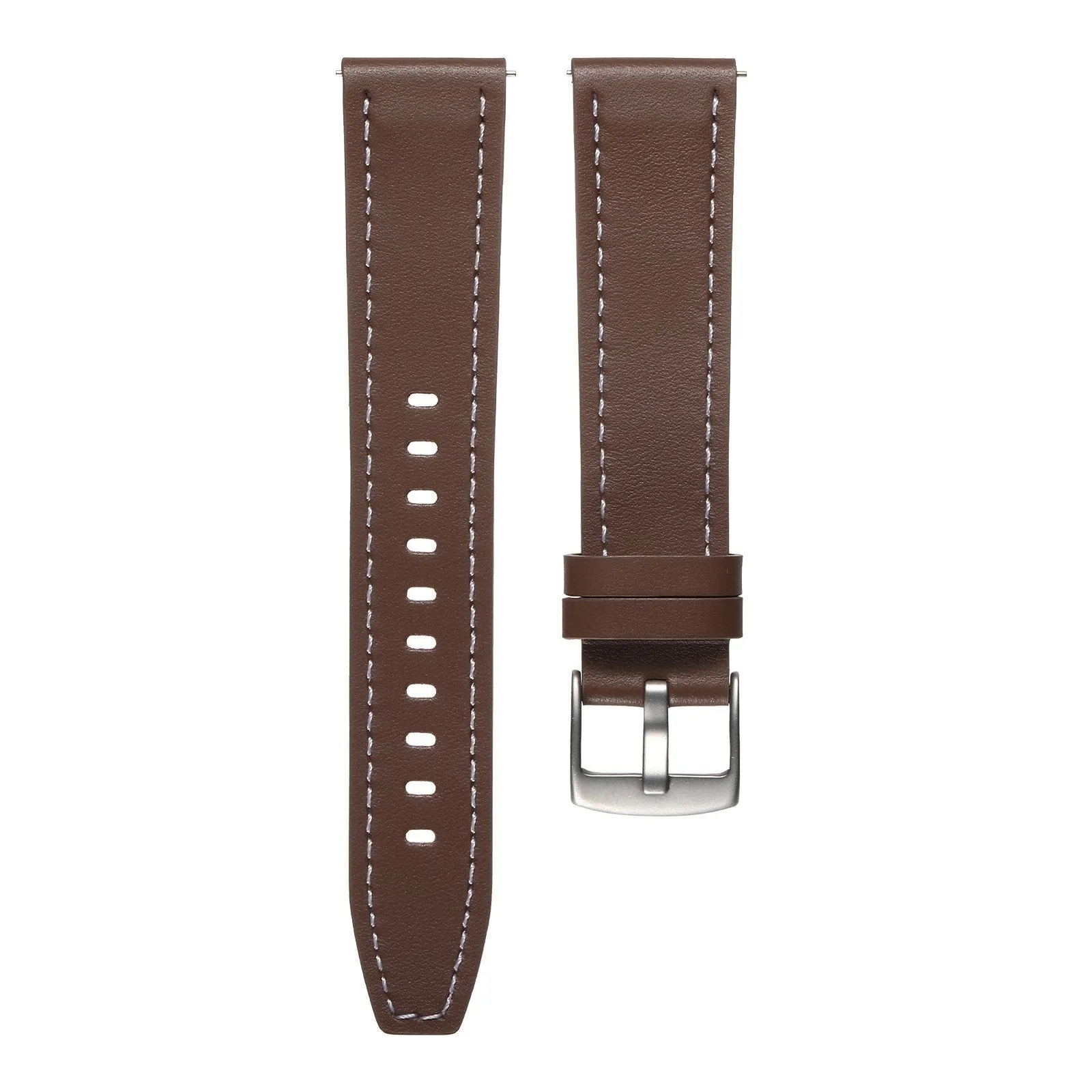 Bestseller Huawei Watch 5 - 42mm 'One Push' Leather Strap (Dark Brown)  Last Few Pieces!