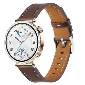 Bestseller Huawei Watch 5 - 42mm 'One Push' Leather Strap (Dark Brown)  Last Few Pieces!