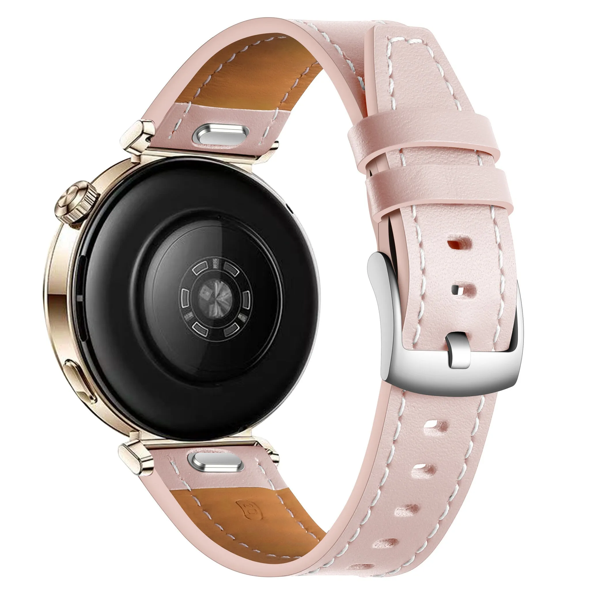 Bestseller Huawei Watch 5 - 42mm 'One Push' Leather Strap (Light Pink)  Limited Stock!