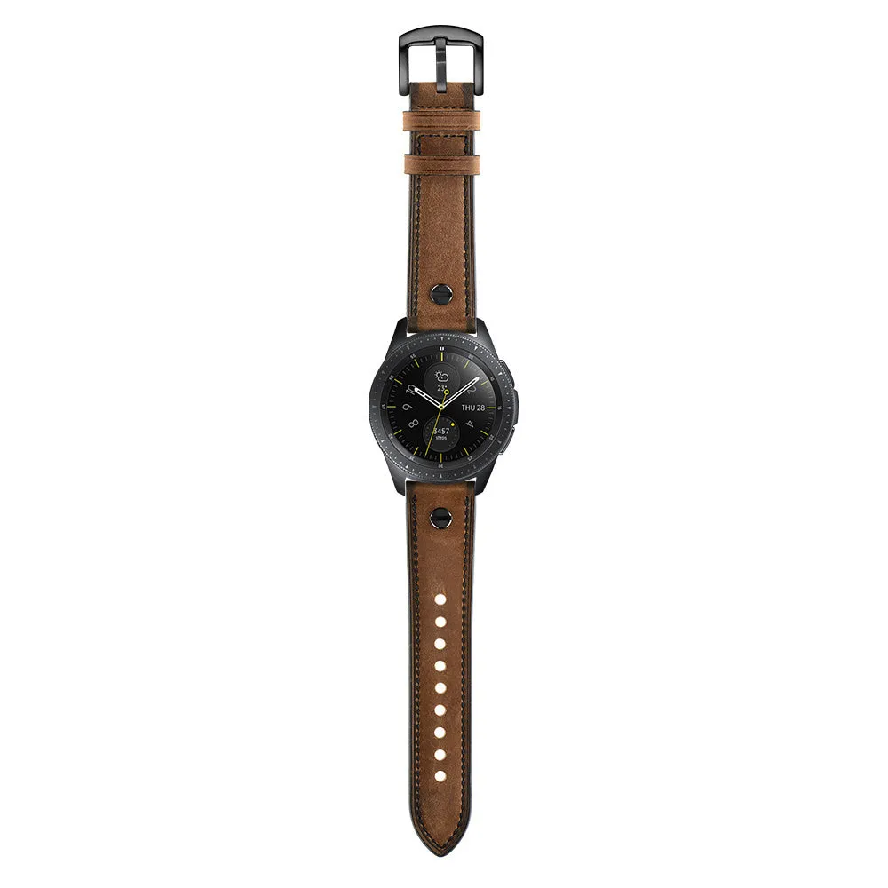 Bestseller Huawei Watch 5 - 46mm Leather Strap with Screw (Dark Brown)  Limited Availability!
