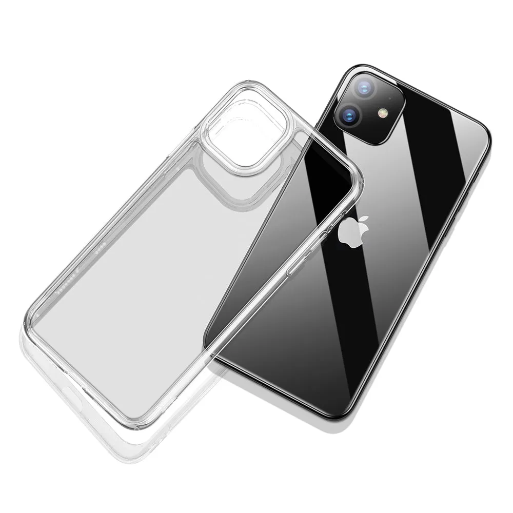 Bestseller iPhone 11 6.1 inch Unicorn Beetle GLASS Slim Clear Case-Clear  Limited Stock!