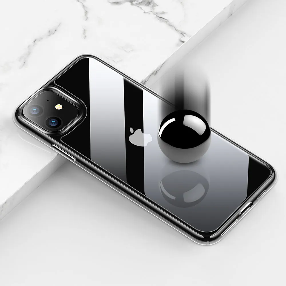 Bestseller iPhone 11 6.1 inch Unicorn Beetle GLASS Slim Clear Case-Clear  Limited Stock!
