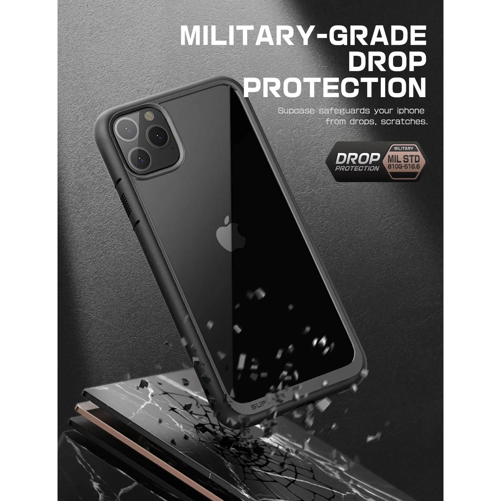 Bestseller iPhone 11 Pro Max 6.5 inch Unicorn Beetle Style Clear Case-Black  Today Only!