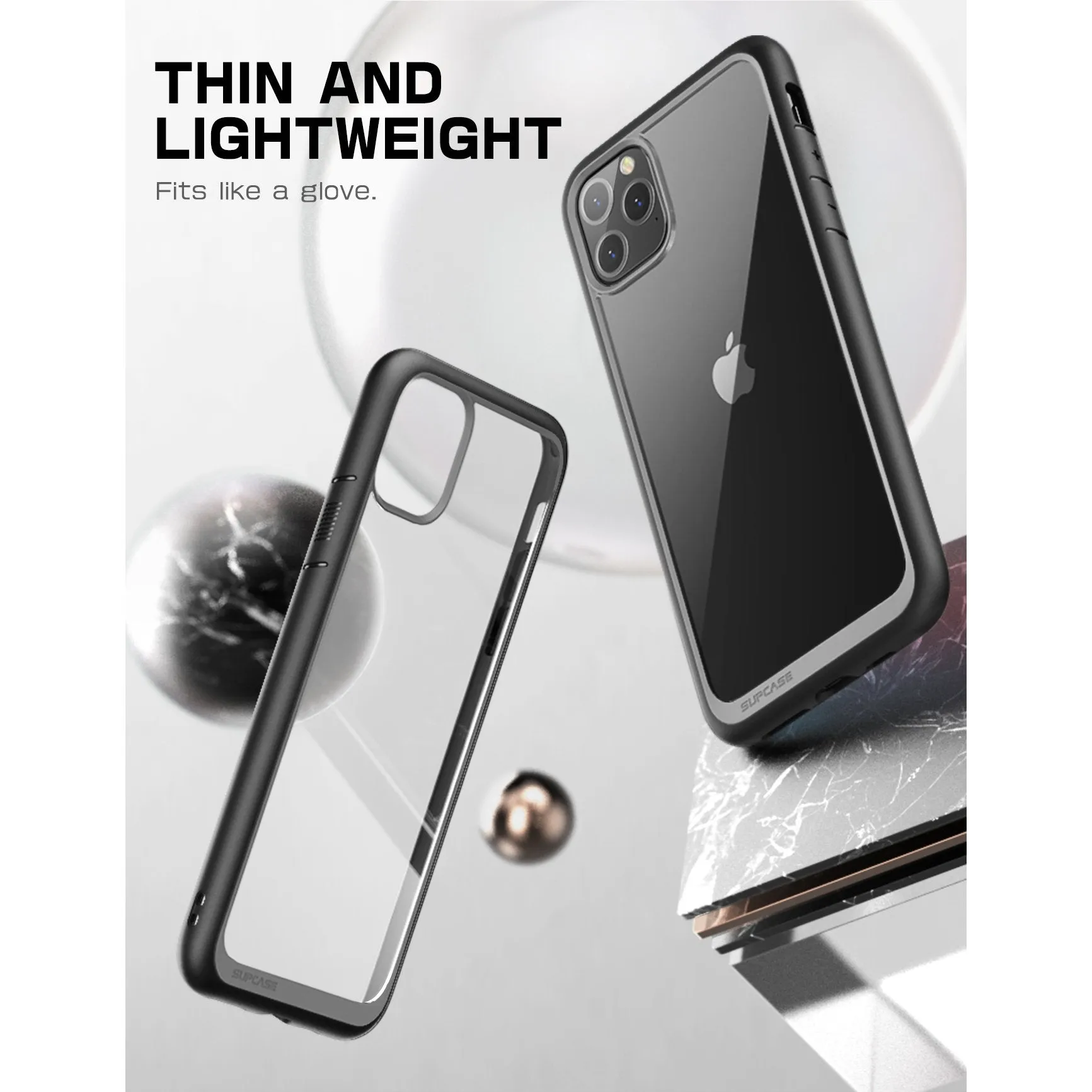Bestseller iPhone 11 Pro Max 6.5 inch Unicorn Beetle Style Clear Case-Black  Today Only!