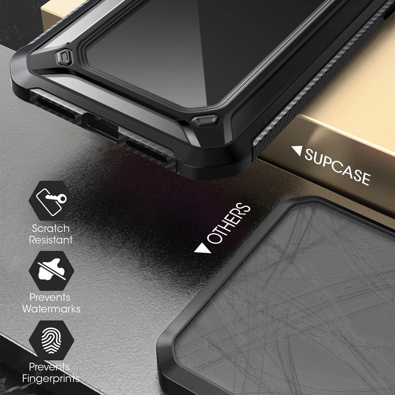 Bestseller iPhone 12 Pro Max 6.7 inch Unicorn Beetle Exo Clear Case-Black  Limited Availability!
