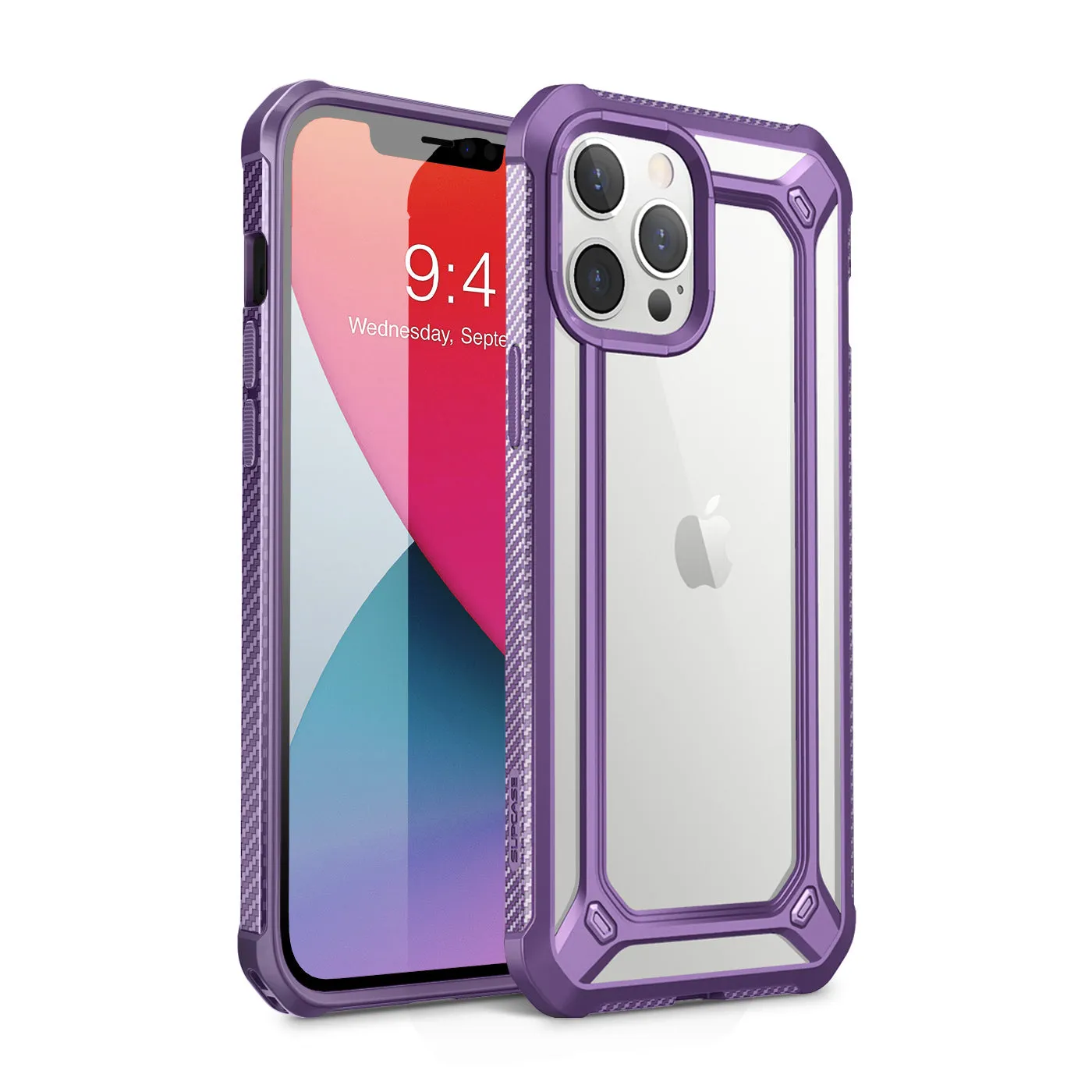 Bestseller iPhone 12 Pro Max 6.7 inch Unicorn Beetle Exo Clear Case-Purple  Limited Availability!