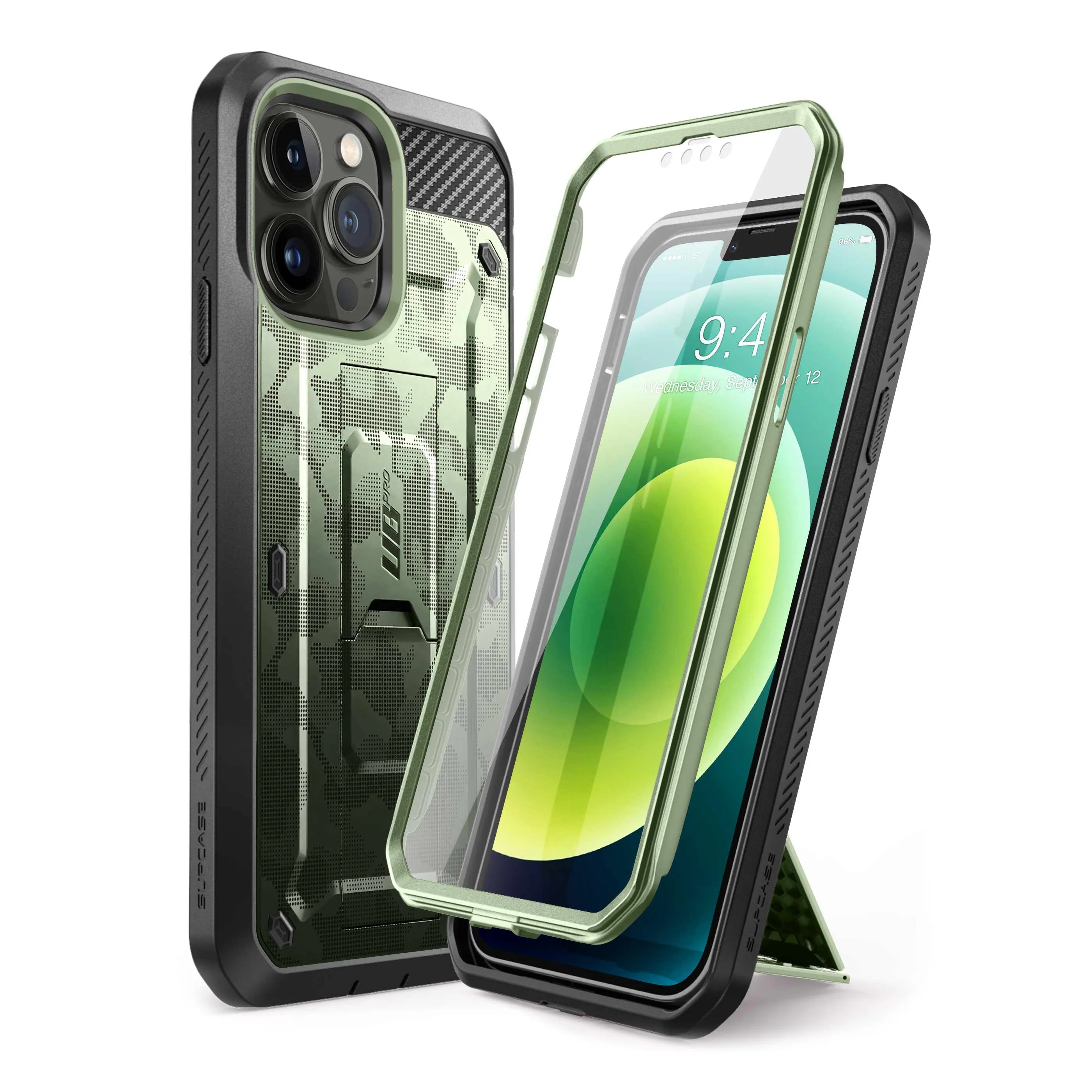 Bestseller iPhone 13 Pro Max 6.7 inch Unicorn Beetle Pro Rugged Case-Green Camo  Limited Release!