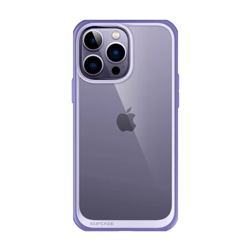 Bestseller iPhone 14 Pro 6.1 inch Unicorn Beetle Style Slim Clear Case-Deep Purple  Ends Soon!