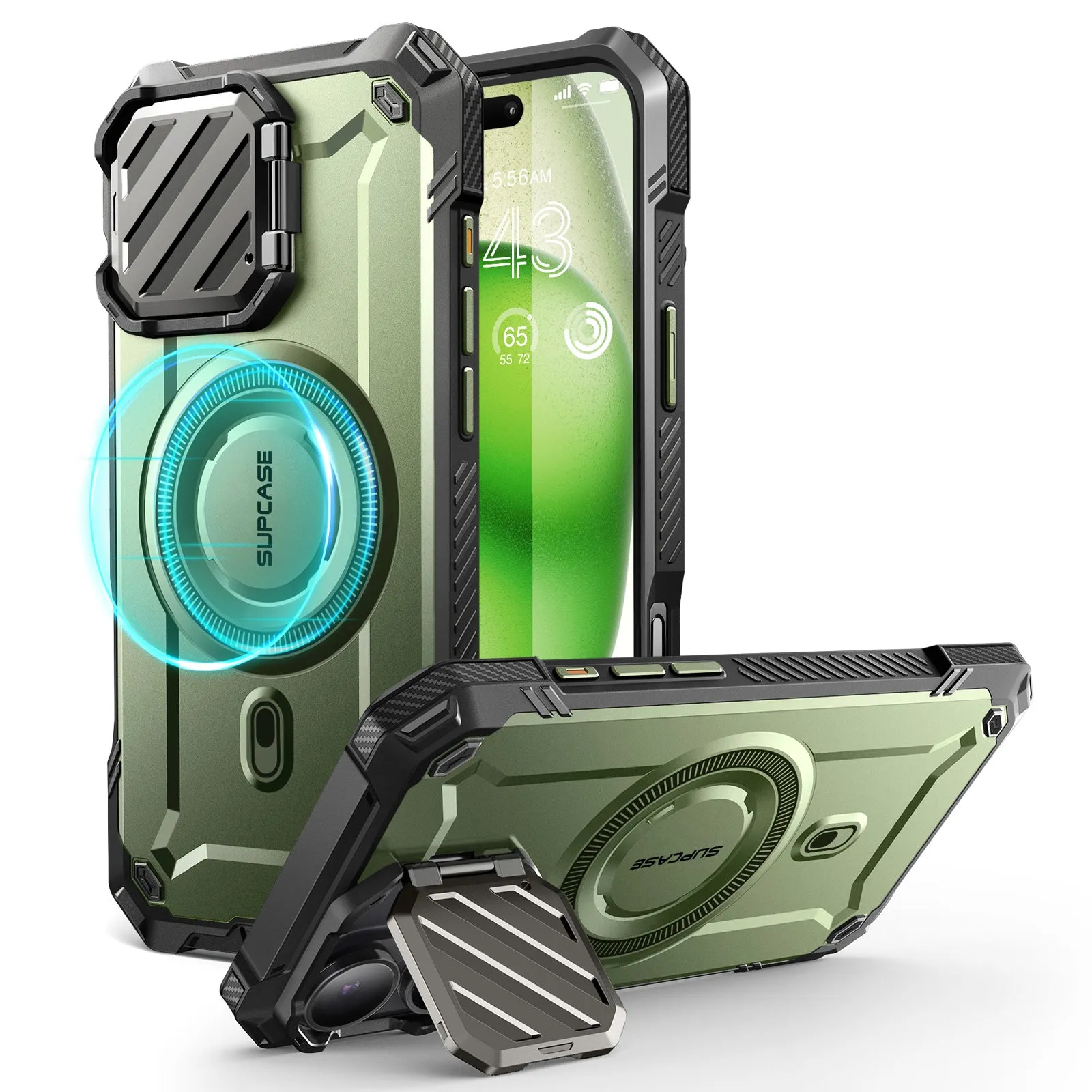 Bestseller iPhone 16 6.1 inch Unicorn Beetle MAG XT MagSafe Case-Dark Green  Limited Stock!