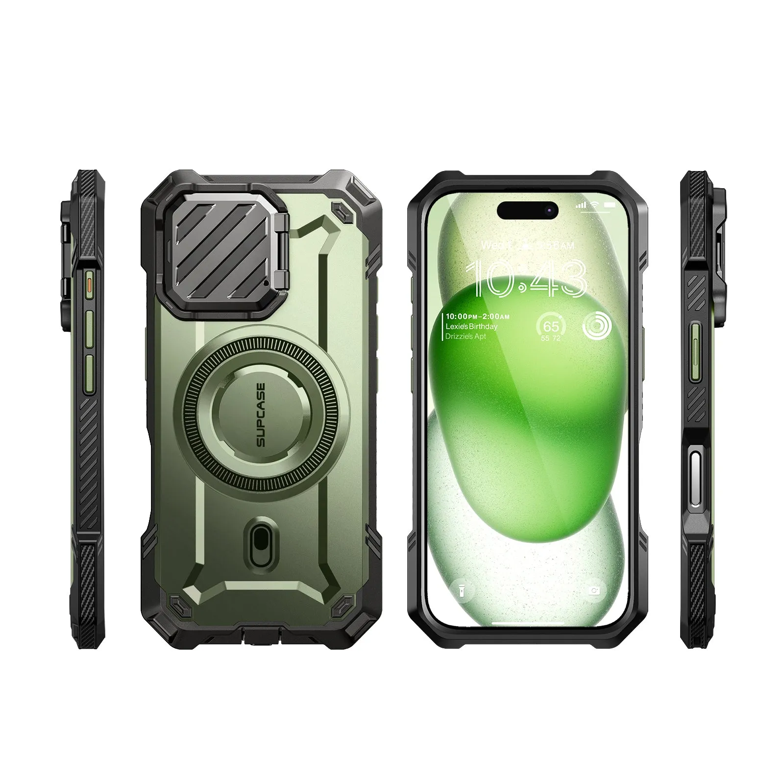 Bestseller iPhone 16 6.1 inch Unicorn Beetle MAG XT MagSafe Case-Dark Green  Limited Stock!
