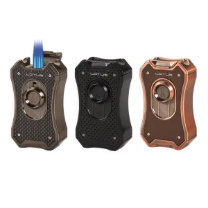 Bestseller Lotus Emperor Quad Flame Table Top Lighter  Limited Release!