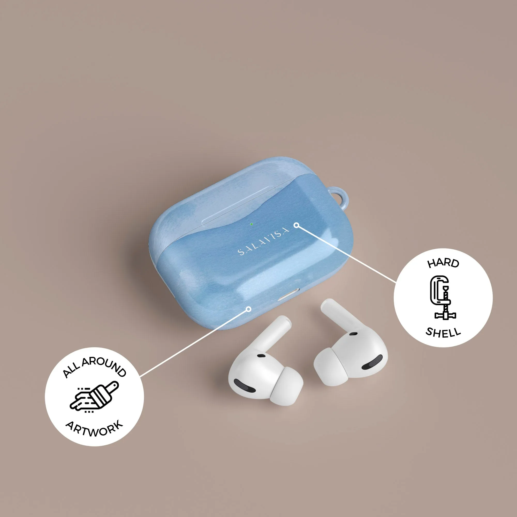 Bestseller Ocean Blue Watercolor AirPods Case  Today Only!