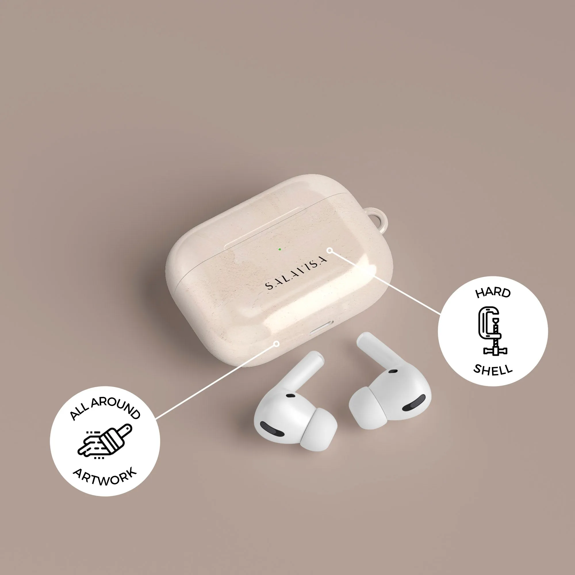 Bestseller Rose Beige Clay AirPods Case  Limited Stock!