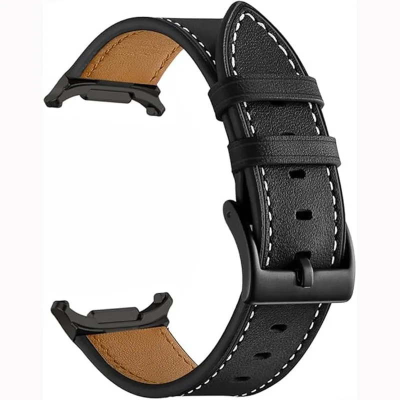 Bestseller Samsung Galaxy Watch Ultra Buckled Leather Strap (Black)  Limited Stock!