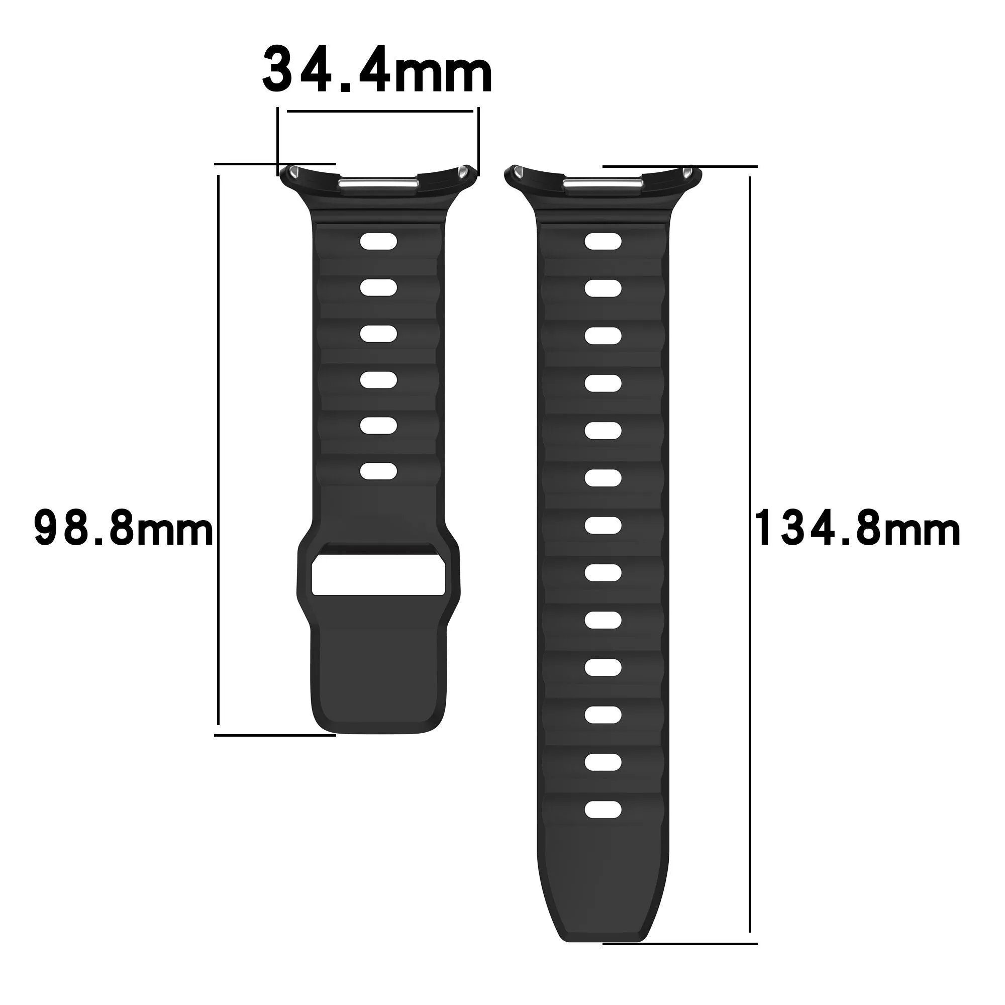 Bestseller Samsung Galaxy Watch Ultra Outdoor Silicone Strap (Black)  Almost Sold Out!