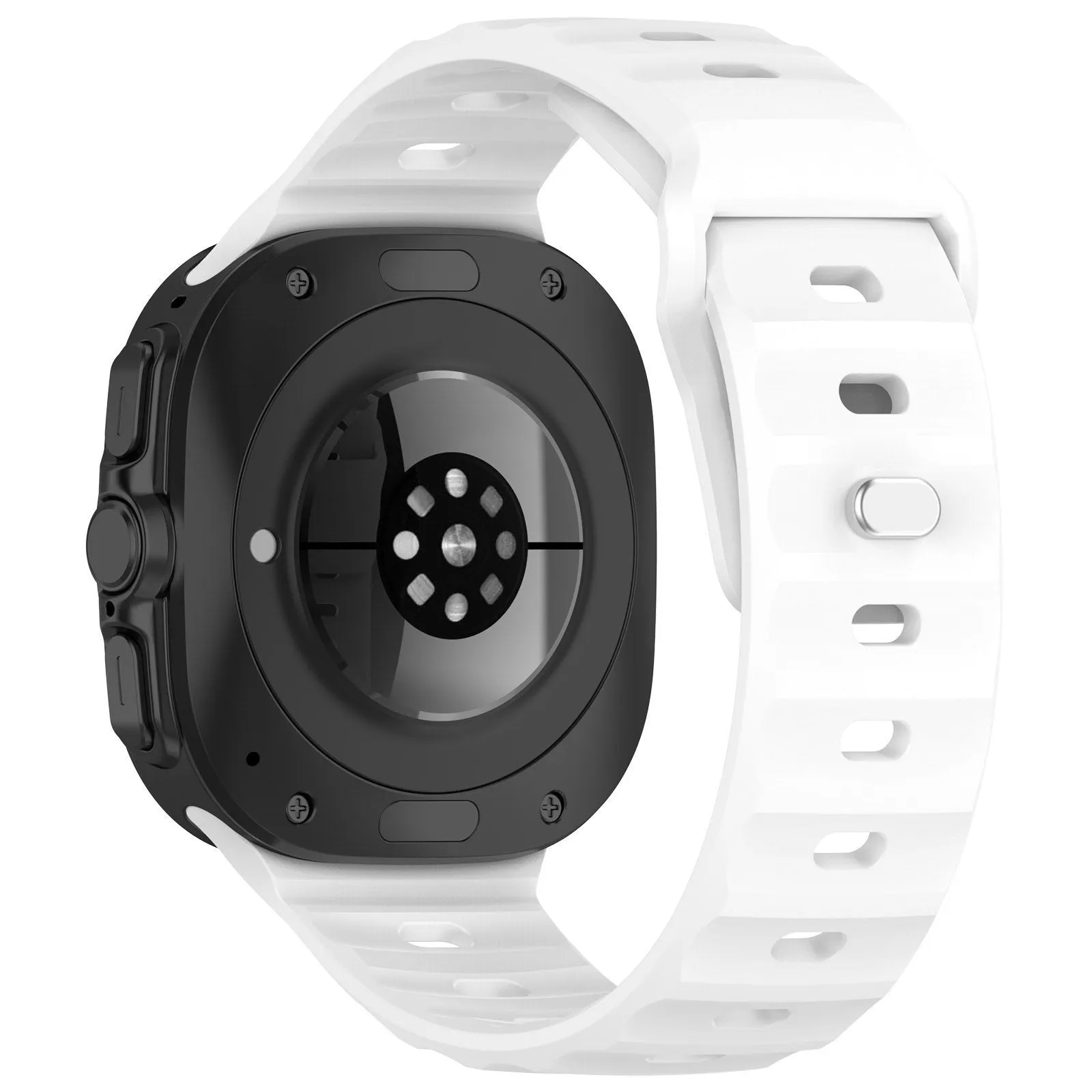 Bestseller Samsung Galaxy Watch Ultra Outdoor Silicone Strap (White)  Limited Stock!