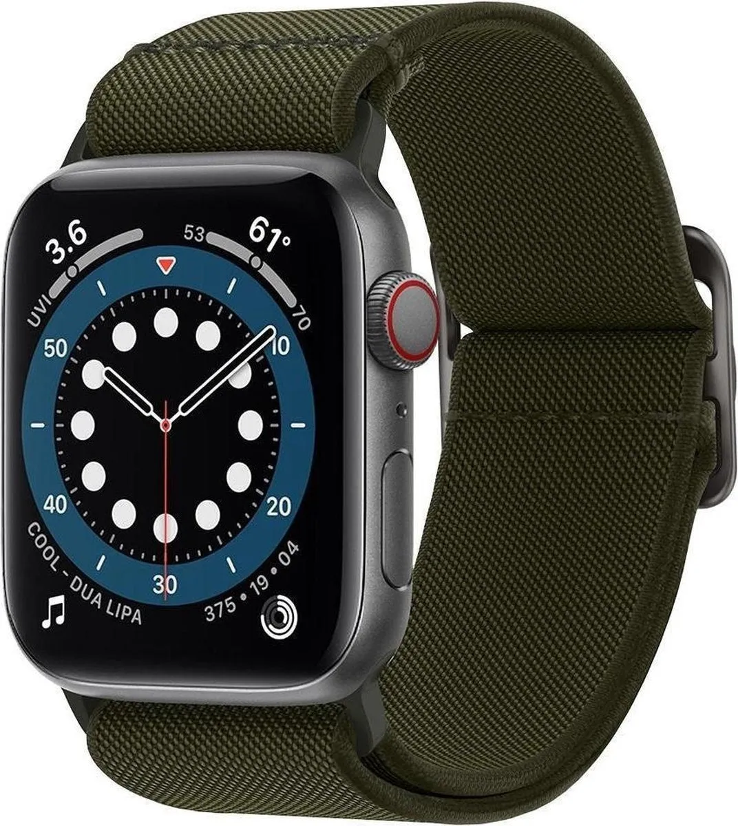 Bestseller Spigen Apple Watch Fit Lite Strap (Dark Green)  Last Chance!