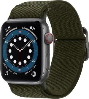 Bestseller Spigen Apple Watch Fit Lite Strap (Dark Green)  Last Chance!