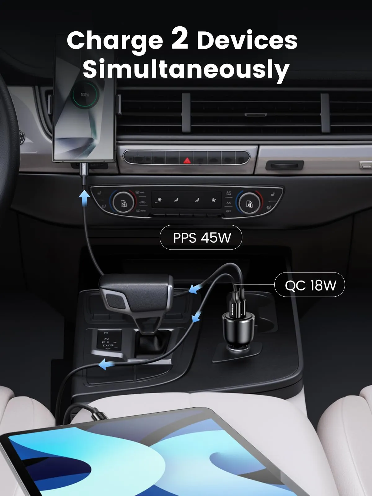 Bestseller UGREEN 63W USB C Car Charger Adapter  Dont Miss Out!