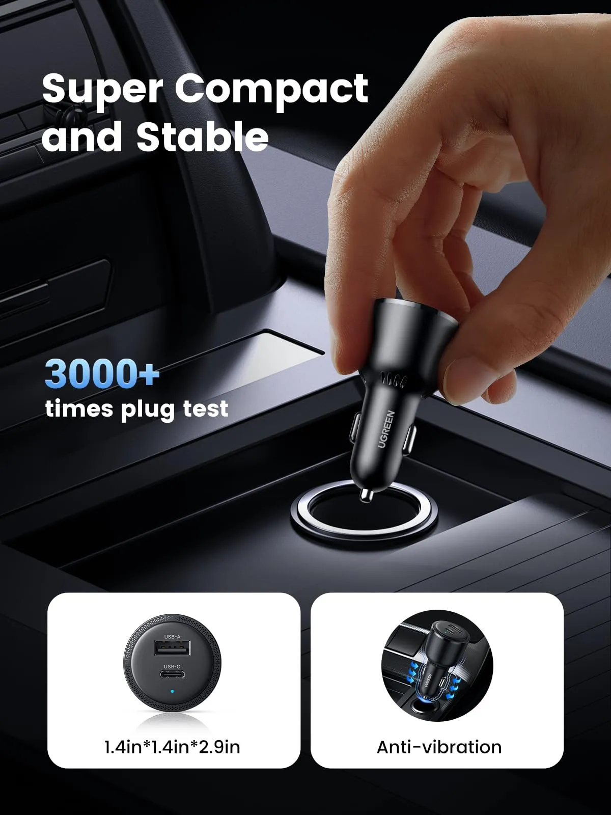 Bestseller UGREEN 63W USB C Car Charger Adapter  Dont Miss Out!