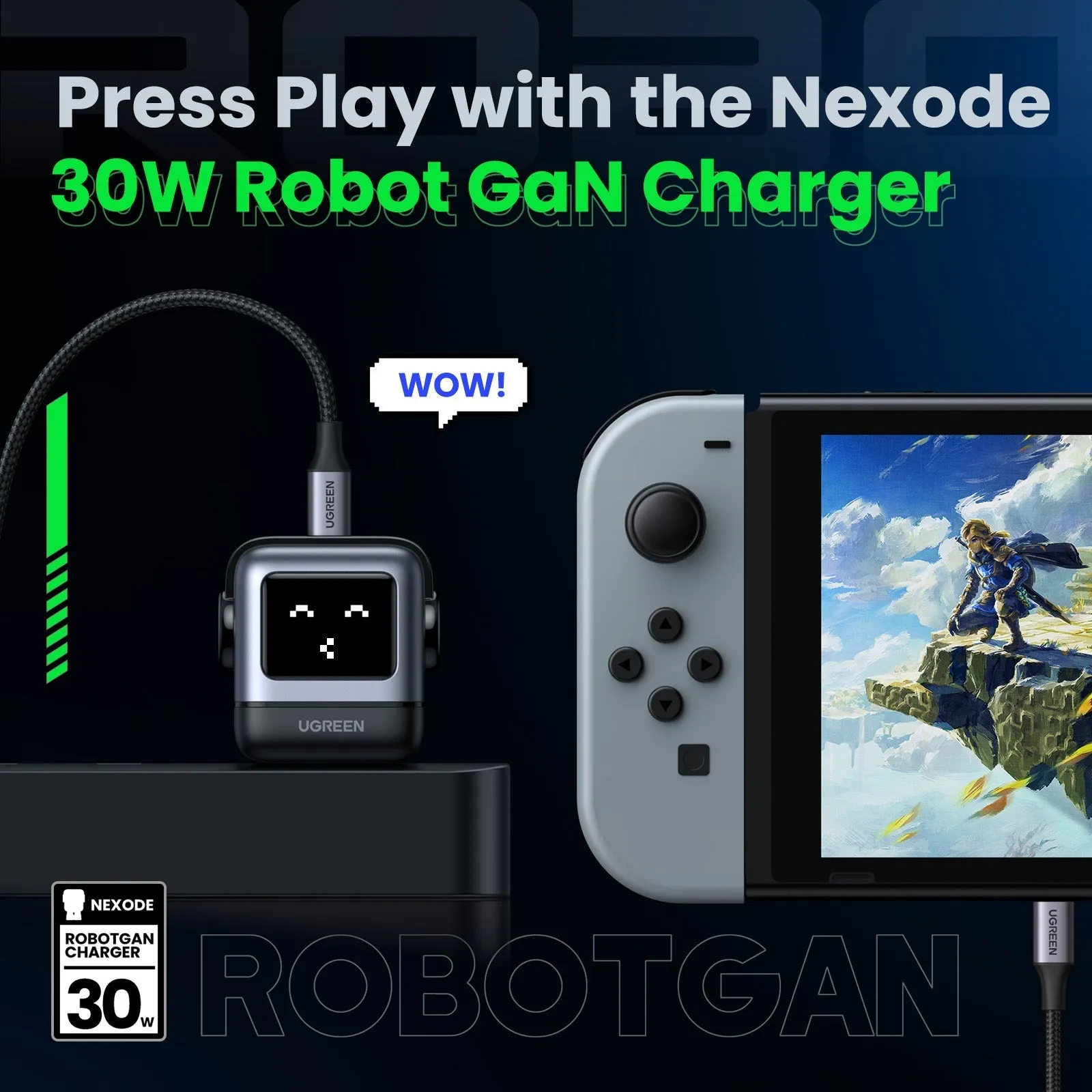 Bestseller UGREEN Uno iphone Charger 30W (bundle)  Limited Availability!